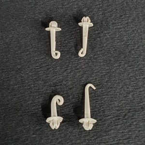 Ensemble de 4 supports des diffuseurs télé Philips 55PFH5209/88