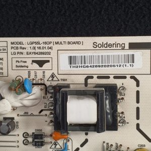 Carte d'alimentation télé Lg OLED55C6V Référence: LGP55L-160P ( EAY64289202) – Image 3