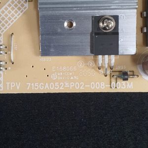 Carte d'alimentation télé Philips 58PUS7555/12 Référence: 715GA052-P02-008-003M – Image 4