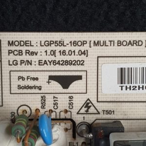 Carte d'alimentation télé Lg OLED55C6V Référence: LGP55L-160P ( EAY64289202) – Image 4