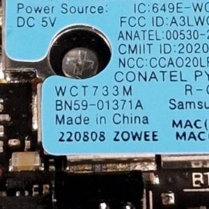 Module bouton power télé Samsung UE85AU7105K Référence: BN59-01371A – Image 5