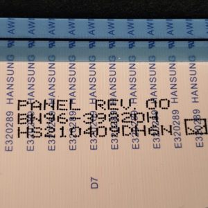 Nappe LVDS télé Samsung UE58AU7105K Référence: BN96-39820H – Image 3