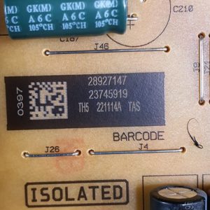Carte d'alimentation télé Telefunken D65V950M2CWH Référence: 17IPS72 (23745919) – Image 5