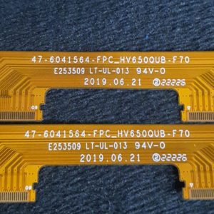 Ensemble nappes de connexion des cartes du LCD télé Samsung GU65AU6979U – Image 3