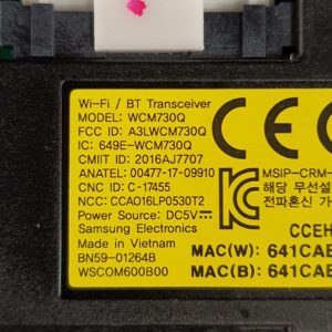 Module wifi Bluetooth télé Samsung QE55Q7FNAT Référence: BN59-01264B – Image 4