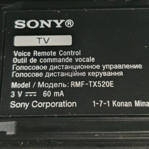 Télécommande télé Sony KD-75X82J Référence: RMF-TX520E – Image 5