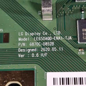 Carte T-Con télé Lg OLED65CS6LA Référence: 6870C-0852B – Image 7