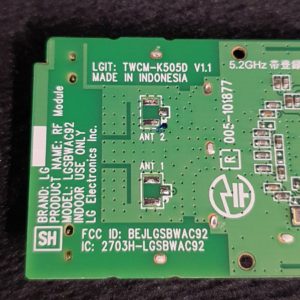 Module wifi télé Lg OLED55B9SLA Référence: LGSBWAC92 – Image 4