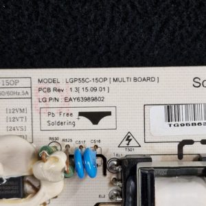 Carte d'alimentation télé Lg 55EG910V-ZB Référence: LGP55C-150P (EAY63989802) – Image 5