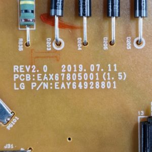 Carte D’Alimentation Télé Lg 65UM7100PLA Référence: EAX67805001 (1.5) – Image 5