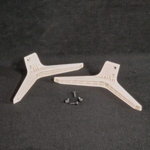 Ensemble pieds + vis télé Lg 49UM7390PLC