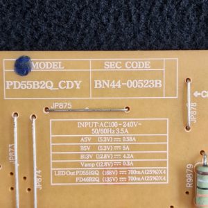 Carte d'alimentation télé Samsung UE55ES8000S Référence: BN44-00523B – Image 5