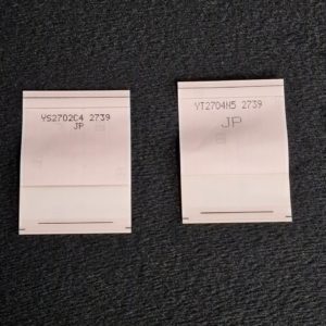 Ensemble nappes de connexion de la carte T-Con au LCD télé Samsung UE55ES8000S Référence: YS2702C4 + YT2704N5