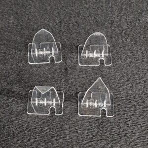 Ensemble de 4 supports des diffuseurs télé Chiq L40G4500