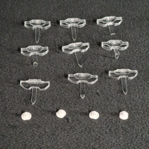 Ensemble de 9 supports + 4 clips de maintien des diffuseurs télé Lg 65UK6470PLC