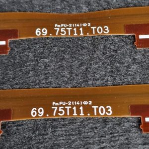 Ensemble de 2 nappes de connexion des cartes du LCD Télé Samsung QE65Q70RAT – Image 3