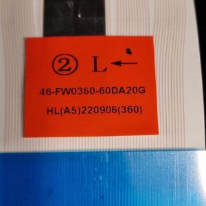 Nappe LVDS télé Lg 43UQ70006LB Référence: 46FW0360-60DA20G – Image 3