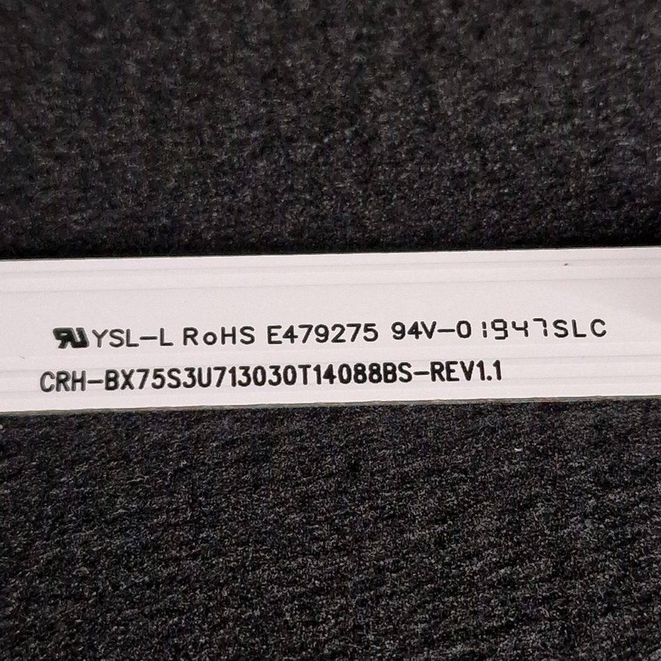 Barre LEDS télé Hisense H75B7510 Référence: CRH-BX75S3U713030T14088BS-REV1.1 – Image 4