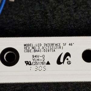 Interface de connexion des barres LEDS télé Samsung UE46F6500SS Référence: BN41-01971A – Image 4