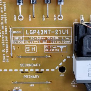 Carte d'alimentation télé Lg 43UP76703LB Référence: EAX69502102 (1.0) – Image 3
