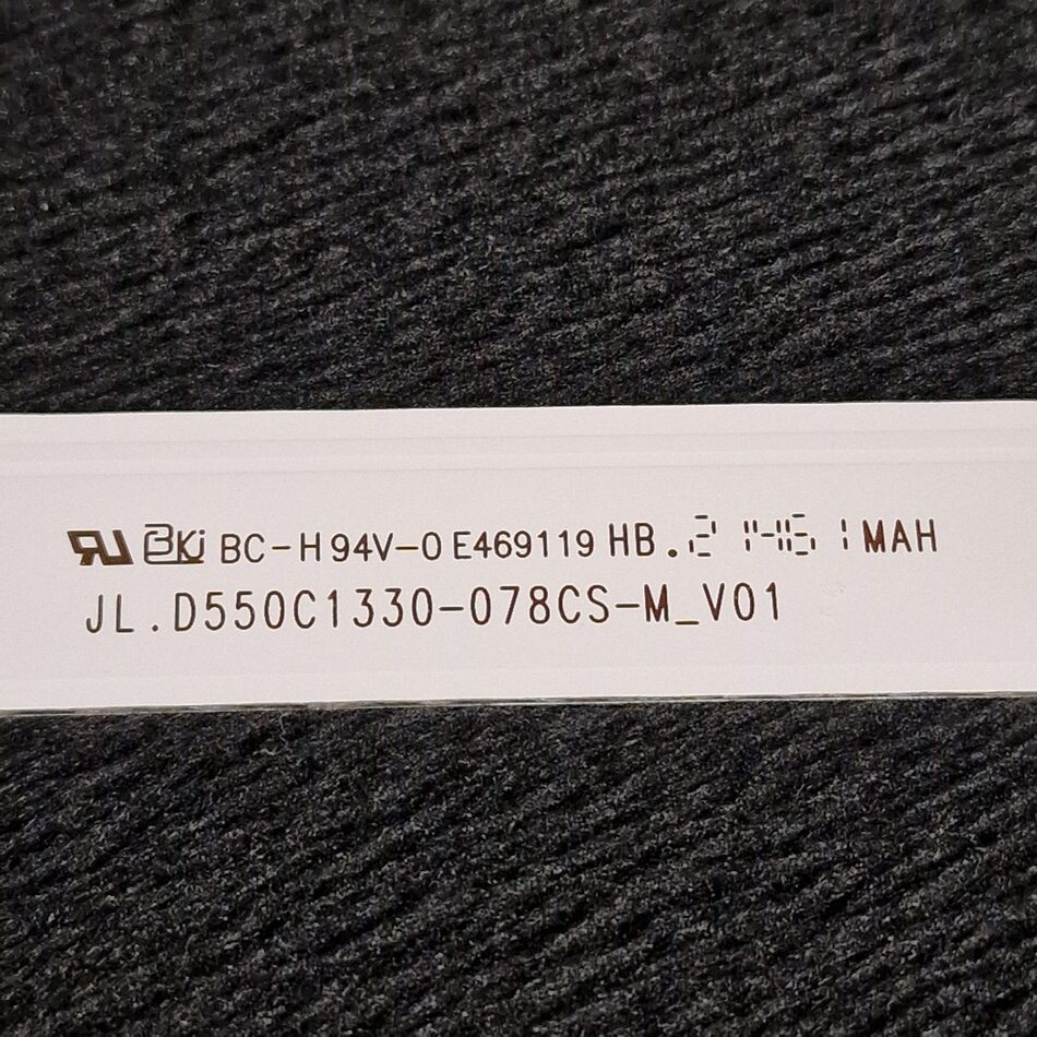 Barre LEDS télé Toshiba 55UA3A63DG référence: JL.D550C1330-078CS-M_V01 (B) – Image 5